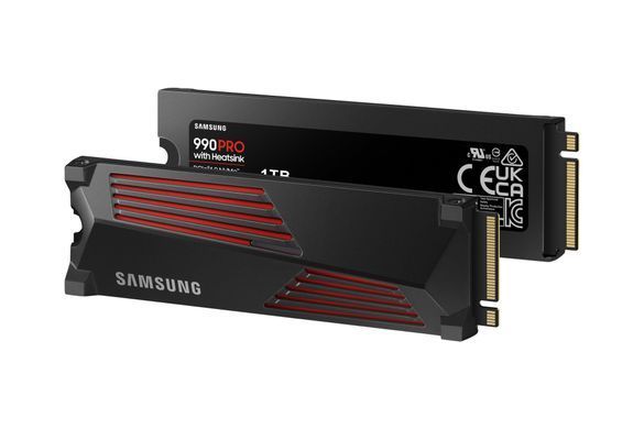 Твердотільний запам&rsquo;ятовувальний пристрій накопичувач (SSD) G4 M.2 NVME 1TB W/HS 990 PRO SAMSUNG (MZ-V9P1T0CW) [501472]