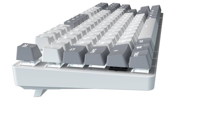 Клавіатура GamePro Genesis Metallic Outemu Red Swithes USB White (MK110W) [615505]