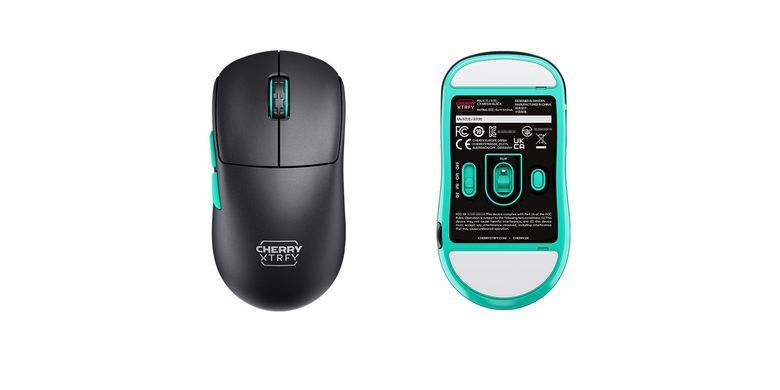 Миша Cherry Xtrfy M68, WL/USB-A, RGB, чорний (CX-M68W-BLACK) [104151]