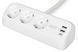 Блок розеток DIGITUS Office, 3xSchuko, 2xUSB-A, 1xUSB-C, 16A, 1.5м, вилка Schuko, білий (DA-70626) [112700], фото 1