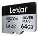 Карта пам&rsquo;яті MICRO SDXC 64GB UHS-I LEXAR (LMSSIPL064G-BNANG) [501169], фото 3