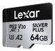 Карта пам&rsquo;яті MICRO SDXC 64GB UHS-I LEXAR (LMSSIPL064G-BNANG) [501169], фото 1