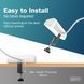 Блок розеток DIGITUS Office, 3xSchuko, 2xUSB-A, 1xUSB-C, 16A, 1.5м, вилка Schuko, білий (DA-70626) [112700], фото 4