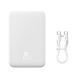 Зовнішній акумулятор Baseus Magnetic Mini Wireless Fast Charge Power Bank 20000mAh 20W White (PPCX150002) [806195], фото 8