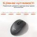 Миша бездротова Meetion BTM100R Black/Steel Gray (MT-BTM100R-A) [618279], фото 4