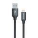 Кабель ColorWay USB - Lightning (M/M), 2.4 А, 2 м, Black (CW-CBUL007-BK) [607376], фото 1