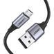 Кабель UGREEN US290 Micro USB 2.0 Cable 1M Metal/Black (UGR-60146) [805460], фото 1
