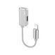 Адаптер Remax RL-LA02i Enjoy 2in1 Lightning-2 Lightning, 12см, White (6954851298007) [604152], фото 1