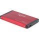 Зовнішня кишеня Gembird для підключення SATA HDD 2.5", USB 3.0, Red (EE2-U3S-2-R) [607016], фото 1