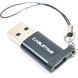 Адаптер Cabletime USB - USB Type-C V 3.0 (M/F) Black (CP73B) [604033], фото 1