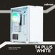 Корпус Zalman T4 Plus без БЖ, 2xUSB3.0, 1xUSB2.0, 1x120мм ARGB, VGA 3200мм, LCS ready, TG Side Panel, mATX, білий (T4PLUSWHITE) [109566], фото 10