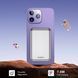 УМБ Choetech Magnetic Wireless 5000mAh USB-A,USB-C In/Out B655 mini silver (6932112104779) [404960], фото 3