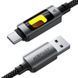 Кабель USB 2.0 AM-Type-C M, 1.2 м, 60W C21-04, aluminum alloy, color indicator, Black Acefast (6974316284673) [404582], фото 2
