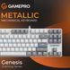 Клавіатура GamePro Genesis Metallic Outemu Red Swithes USB White (MK110W) [615505], фото 7