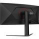 Монітор TFT 34" AOC, WQHD, Fast VA, вигн., 240Гц, 2хHDMI, DP, USB-hub, HAS, чорно-червоний (CU34G4Z) [405574], фото 6