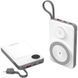 УМБ Choetech Magnetic Wireless 10000mAh 15W PD,QC3.0 USB-A+2USB-C 3in1charg,with build-incable White (B695-GW) [42243], фото 3