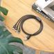 Кабель BOROFONE BX72 3-in-1 charging cable(iP+Type-C+Micro) Black (6974443384666) [803325], фото 3