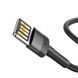 Кабель Baseus Cafule Cable（Special Edition）USB For iP 1m Grey+Black (CALKLF-GG1) [802359], фото 4