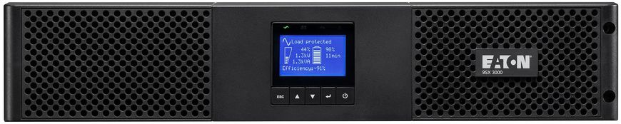 Eaton Джерело безперебійного живлення 9SX, 2000VA/1800W, RM 2U, LCD, USB, RS232, 8xC13 (9SX2000IR)