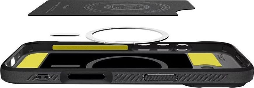 Чохол Spigen для iPhone 17, Rugged Armor MagFit, Matte Black (ACS10367) [111300]