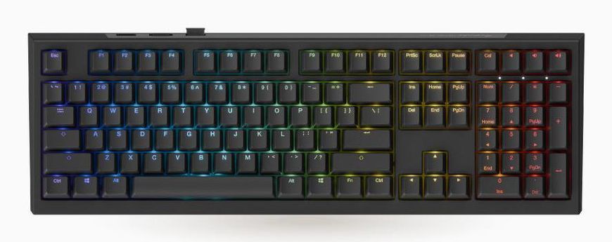 Клавіатура бездротова Ducky One X Wireless магнітні перемикачі, чорний (ON2408AST3-DAUSPDOECL1AS1) [503903]