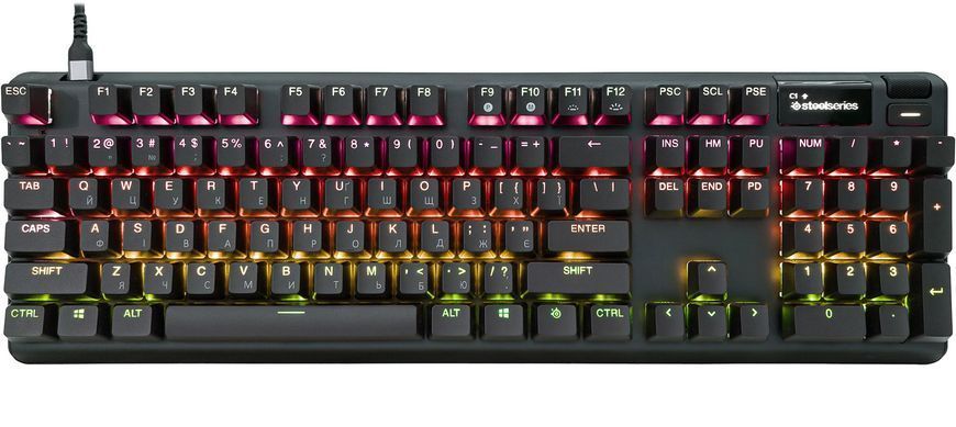 Клавіатура ігрова оптична SteelSeries Apex Pro Gen 3 - UA (64660) [401054]