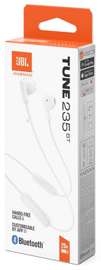 Гарнітура JBL TUNE 235BT White (JBLT235BTWHT) [203976]