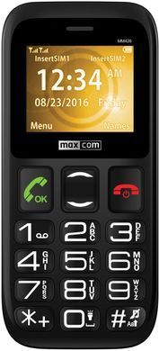 Мобiльний телефон Maxcom (MM426 Black) [600369]