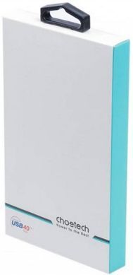 Кабель USB 4.0 Thunderbolt Type-C M-M, 0,8 м, 240W Gen 3, 40Gbps 8K@60Hz Choetech (XCC-1028) [405431]