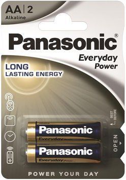 Батарейка Panasonic EVERYDAY POWER лужна AA блістер, 2 шт. (LR6REE/2BR) [113323]