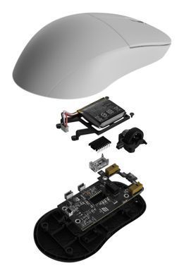 Миша ігрова бездротова Endgame Gear XM2w 4k v2, білий (PGW-EG-MOU-080) [503874]