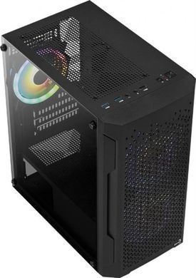 Корпус AeroCool Trinity Mini-G-BK-v2 Black без БЖ (ACCS-PV32033.11) [614332]