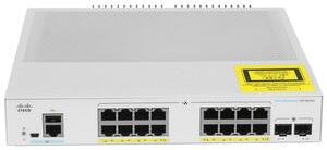 Cisco Комутатор CBS350 Managed 16-port GE, PoE, 2x1G SFP (CBS350-16P-2G-EU)