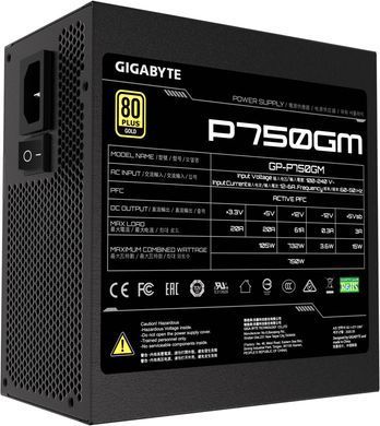 Блок живлення Gigabyte 750W (GP-P750GM) [612530]