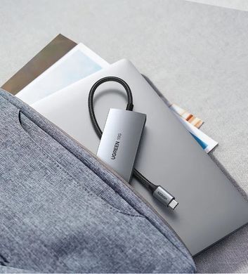 USB-хаб UGREEN CM480 USB-C to 2&times; USB 3.2+2&times;USB-C Adapter 10G (UGR-30758) [802760]