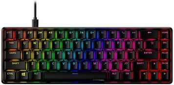 Клавіатура механічна HyperX Alloy Origins 65 67key, Red, USB-A, EN/UA, RGB, чорний (4P5D6AA) [103725]