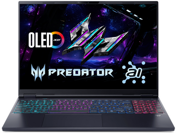 Ноутбук Acer Predator Helios Neo 16 PHN16S-71 16" OLED, Intel U9-275HX, 32GB, F1TB, NVD5070Ti-12, Win11P (NH.QX7EU.005) [102775]