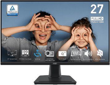 Монітор MSI 27" PRO MP275 D-Sub, HDMI, MM, IPS, 100Hz, 4ms, sRGB 93% (9S6-3PC3CM-077) [113816]