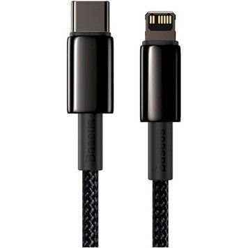 Кабель Baseus Tungsten Gold Fast Charging Data Cable Type-C to iP PD 20W 1m Black (CATLWJ-01) [804402]