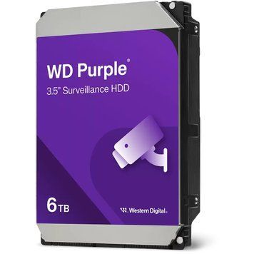 Накопичувач HDD SATA 6.0TB WD Purple 5400rpm 256MB (WD64PURZ) [608017]