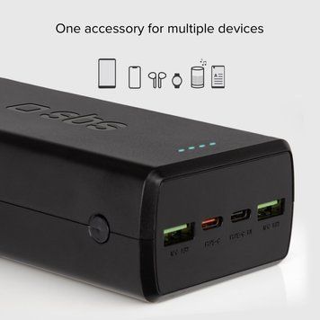 Універсальна мобільна батарея SBS 30000 mAh 20W Black (TTBB30000PD20K) [620026]
