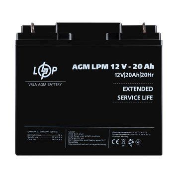Акумулятор AGM LPM 12V - 20 Ah (LP4163) [900086]