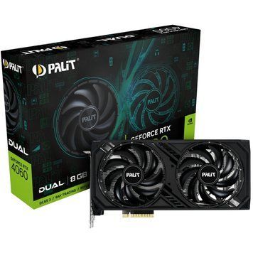 Відеокарта GF RTX 4060 8GB GDDR6 Dual Palit (NE64060019P1-1070D) [608112]