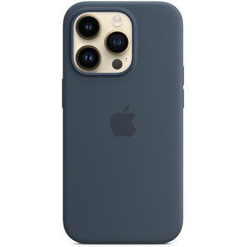 Чохол-накладка Apple Silicone Case with MagSafe для Apple iPhone 14 Pro Storm Blue (MPTF3) [614868]