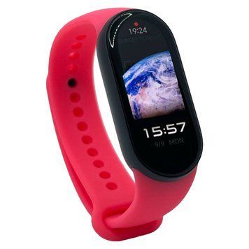 Силіконовий ремінець BeCover для Xiaomi Mi Smart Band 9 Rose Red (711968) [605008]