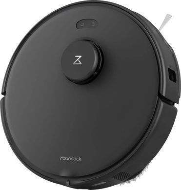 Робот-пилосос Roborock Qrevo Edge 5V1, h=9.8см, вологе прибирання, конт пил -0.32л, автон. робота до 180хв, Wi-Fi, станція самоочищ., чорний (1142181) [111297]