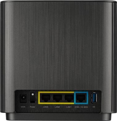 Система WiFi-Mesh ASUS ZenWiFi XT9 AX7800, 3xGE LAN, 1x2.5GE WAN, 1xUSB 3.2, 2 мод, чорний (90IG0740-MO3B30) [104555]