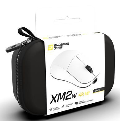 Миша ігрова бездротова Endgame Gear XM2w 4k v2, білий (PGW-EG-MOU-080) [503874]
