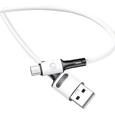 Кабель Usams US-SJ435 USB - Micro USB (M/M), 1 м, White (SJ435USB01) [604134]