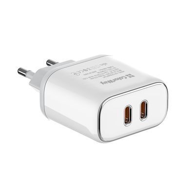 Мережевий зарядний пристрій ColorWay Power Delivery Port PPS USB (Type-C PD + Type-C PD) (40W) White (CW-CHS048PD-WT) [603352]